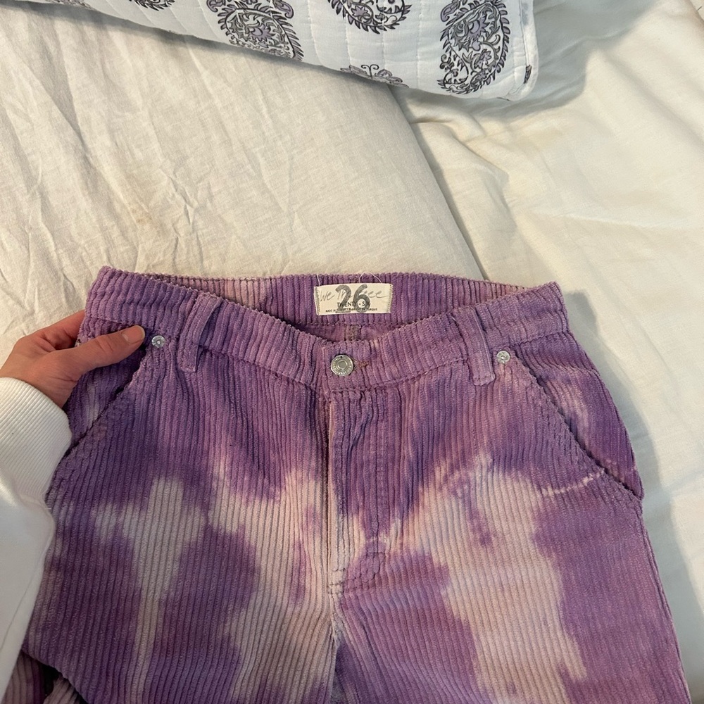 We The Free Purple Corduroy pants